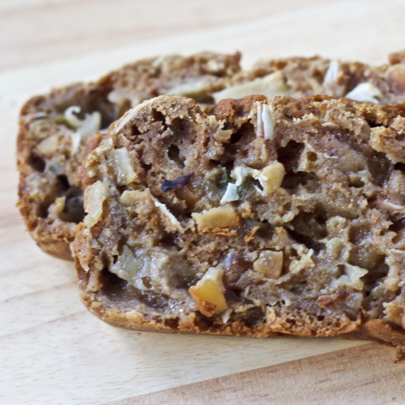 Nutty Apple Crunch Loaf | Healthy Helper @Healthy_Helper