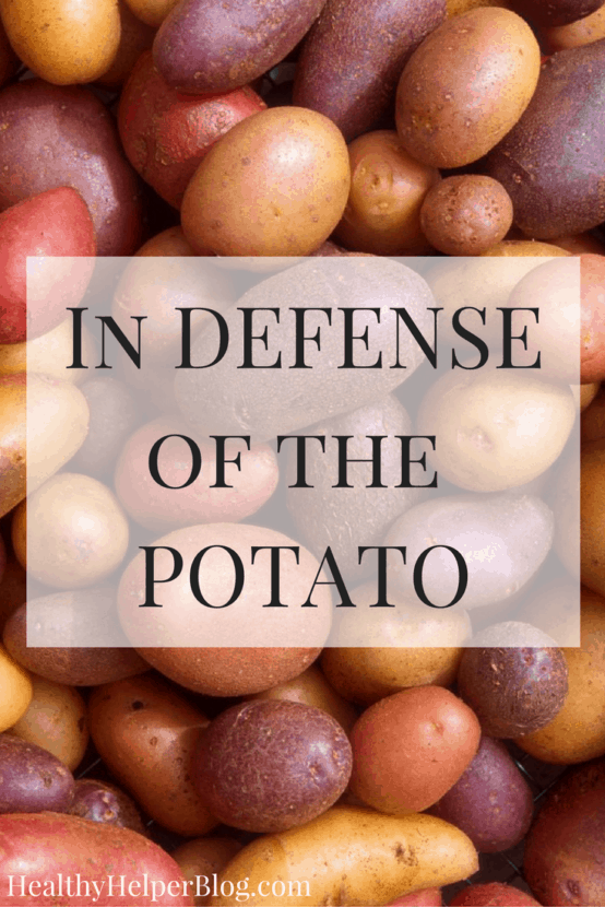 In Defense of the Potato | Healthy Helper @Healthy_Helper Power to the potato! Long ridiculed by society as unhealthy or too high in carbs, I am here to pump up the potato and bring it back to the mainstream dinner plate! Potatoes equal energy, performance, and optimal nutrition. Read on to find out why you should be PRO-potato! 
