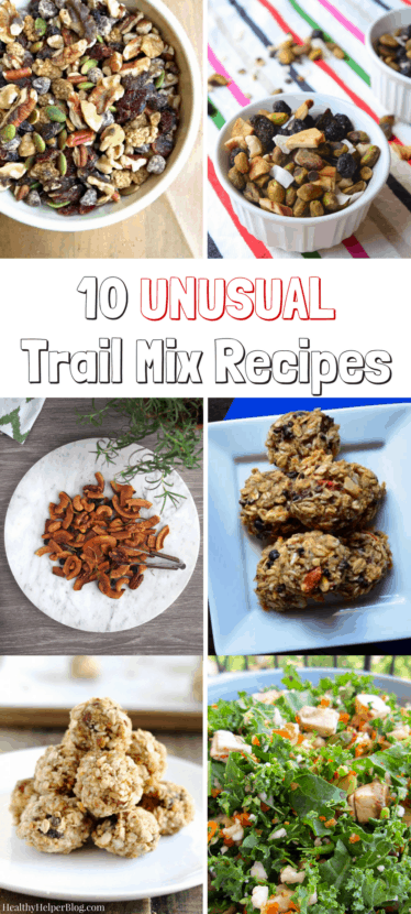 10 Unusual Trail Mix Recipes | Healthy Helper @Healthy_Helper Celebrate National Trail Mix Day with this roundup of unusual trail mix recipes! Think outside the traditional G.O.R.P (good ol' raisins and peanuts) and enter a world of amazing snack possibilities! 