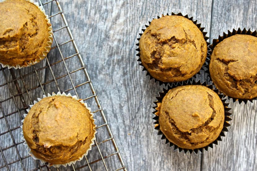 Vegan Gluten-Free Pumpkin Spice Cupcakes | Healthy Helper @Healthy_Helper
