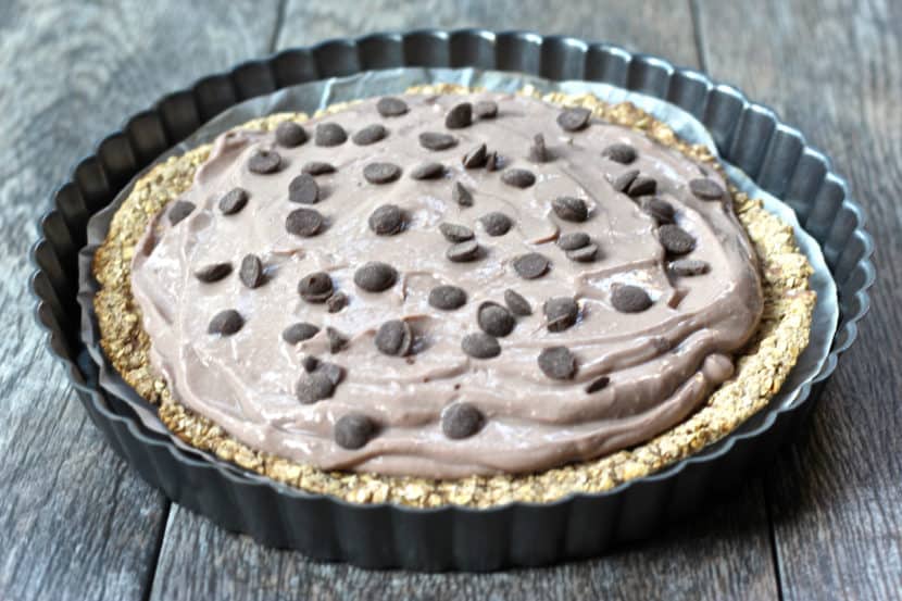 Low-Fat Vegan Pudding Pie Tart | Healthy Helper @Healthy_Helper