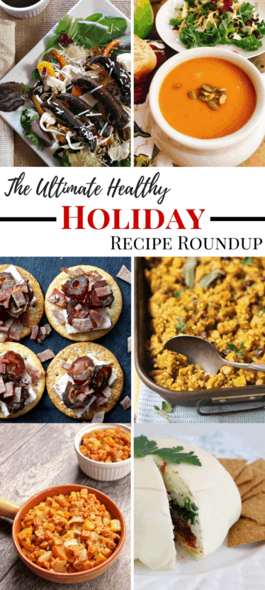 The ULTIMATE Healthy Holiday Recipe Roundup | Healthy Helper @Healthy_Helper A roundup of classic holiday sides and accompaniments gone HEALTHY! Wholesome, nutritious takes on the traditional, comfort-food holiday dishes that you know and love. With a few simple ingredient swaps you can enjoy all the foods you love without dealing with their heaviness!