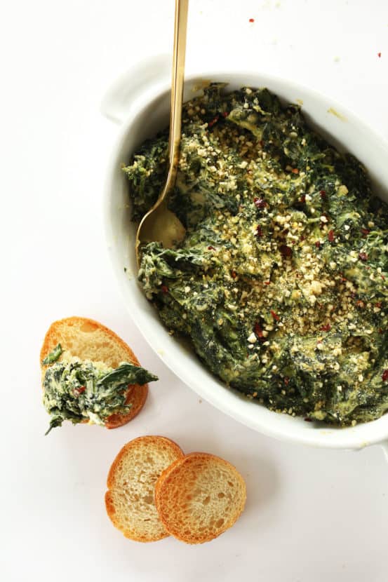 Amazing Creamy Kale and Spinach Dip | Healthy Helper @Healthy_Helper