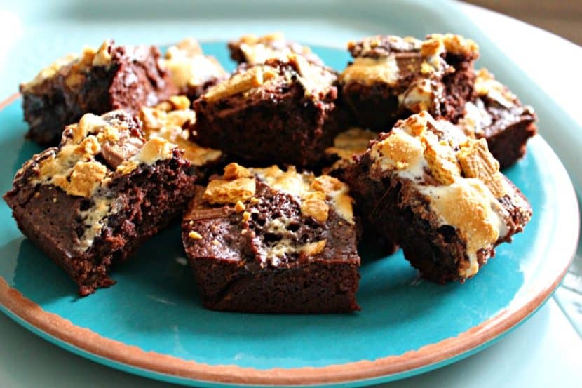 Truffle S'mores Brownies | Healthy Helper @Healthy_Helper