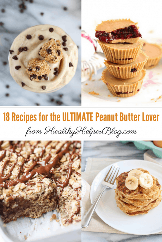 18 Recipes for the ULTIMATE Peanut Butter Lover | Healthy Helper @Healthy_Helper The ULTIMATE peanut butter lovers' recipe roundup! All the sweet (and savory) peanut butter-filled recipes you could ask for, all in one place. A post perfect for celebrating National Peanut Month all year long!