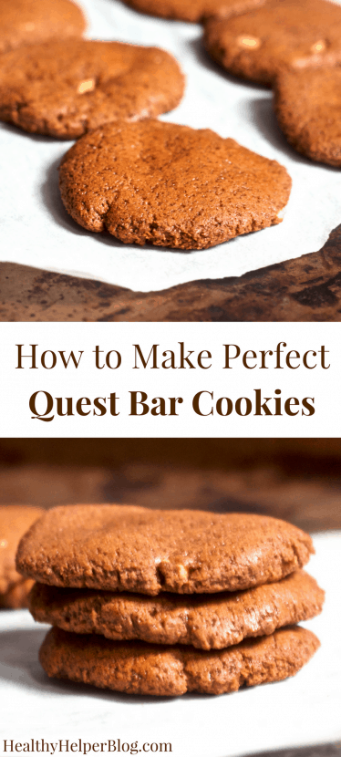 How to Make PERFECT Quest Bar Cookies | Healthy Helper @Healthy_Helper A discussion on why I am now eating Quest bars, plus a step by step guide to making QUEST BAR COOKIES! 