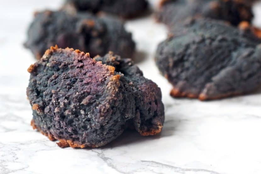 Purple Sweet Potato Biscuits | Healthy Helper @Healthy_Helper