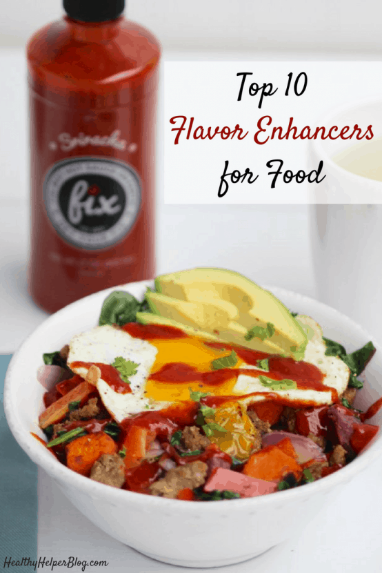 Top 10 Flavor Enhancers for Food | Healthy Helper @Healthy_Helper A roundup of my GO-TO flavor enhancing ingredients to spice up your daily meals! No need to eat boring food when you have these staples in your kitchen to jazz up plain tasting dishes. 