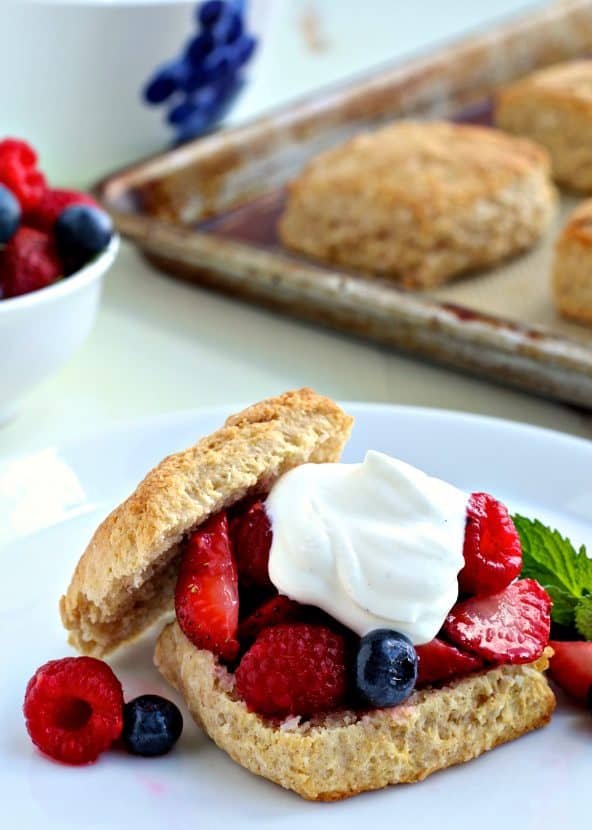 Mixed Berry Shortcakes | Healthy Helper @Healthy_Helper