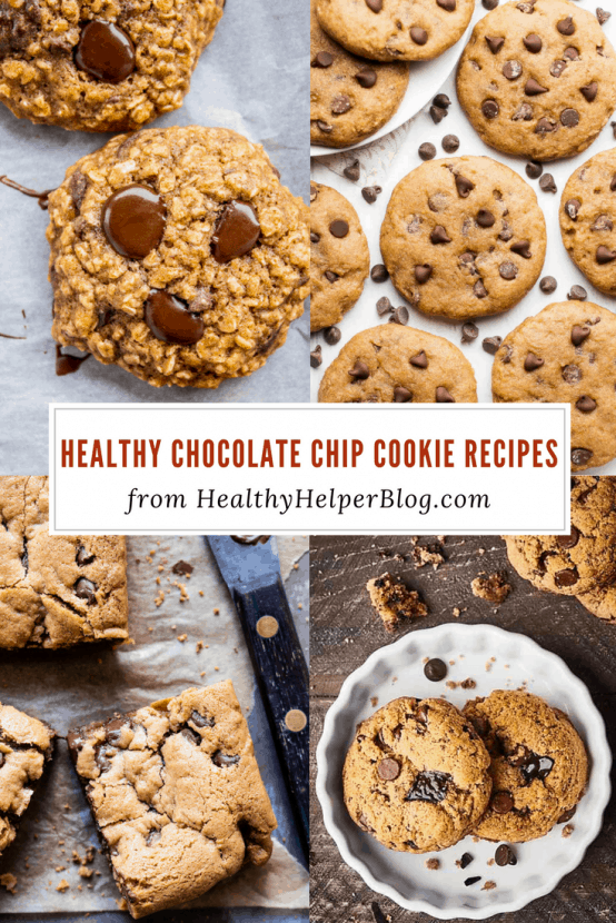 27 Healthy Chocolate Chip Cookie Recipes | Healthy Helper @Healthy_Helper The ULTIMATE roundup of Healthy Chocolate Chip Cookie Recipes for all you cookie monsters out there. The perfect resource when you're craving the classic all-American treat made with more wholesome ingredients!