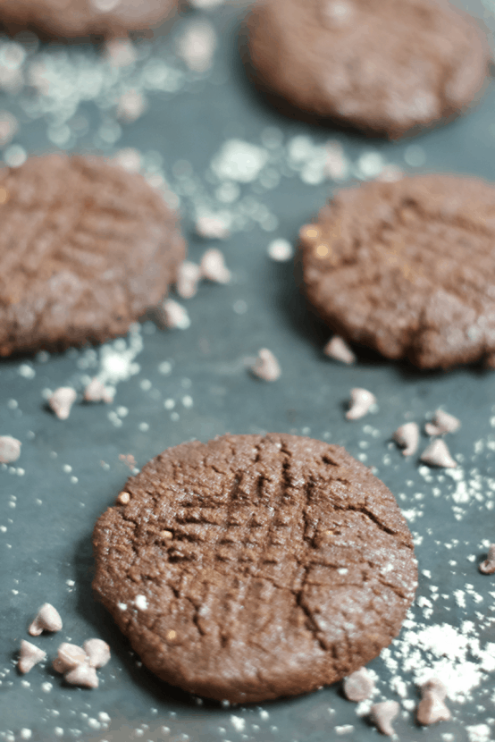 Cocoa Almond Cookies | Healthy Helper @Healthy_Helper Soft-baked, buttery chocolate cookies with a subtle hint of rich almond flavor! These Cocoa Almond Cookies will be your new favorite treat for the holidays. Less than 6 ingredients, vegan, gluten-free, and grain-free.