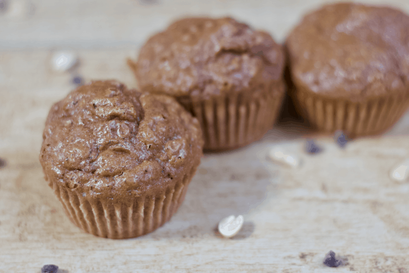 Chocolate Peanut Butter Protein Muffins | Healthy Helper @Healthy_Helper Fluffy n' light Chocolate Peanut Butter Muffins packed with PROTEIN! The perfect healthy snack for eating on the go when you want a sweet treat. Gluten-free, satisfying, and you only need one bowl to make them!