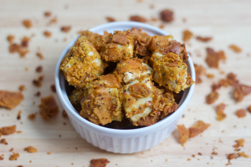 Cheesy Tofu Nuggets | Healthy Helper @Healthy_Helper Crispy & crunchy on the outside, soft on the inside, and SO flavorful! These Cheesy Tofu Nuggets are the perfect plant-based alternative to your favorite finger foods. Vegan, gluten-free, and so easy to make! You'll love them for a healthy snack or appetizer at your next get-together.