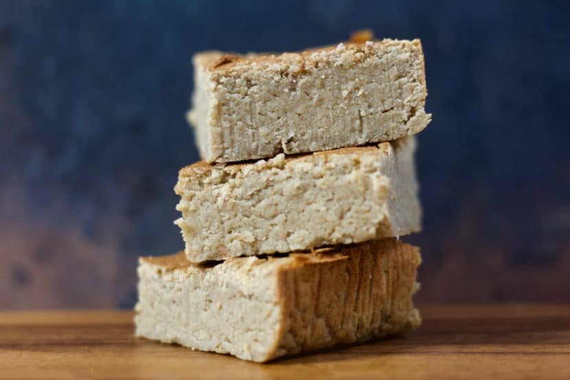3 Ingredient Vanilla Chai Protein | Healthy Helper @Healthy_Helper Dense, delicious blondies bursting with sweet chai flavor! These Vanilla Chai Blondies are vegan, gluten-free, sugar-free, and high in plant-based protein. With only 3 ingredients, they are incredibly easy to make and even more yummy to eat!
