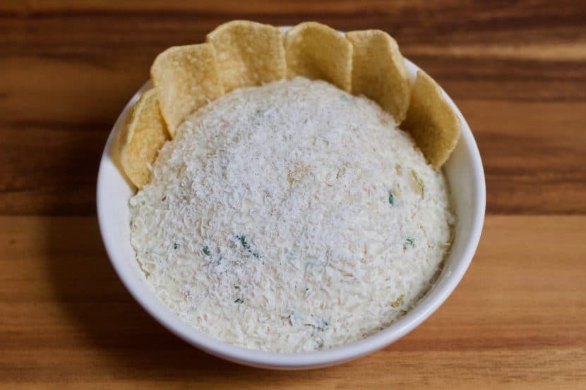 Thai Coconut Rice Dip | Healthy Helper @Healthy_Helper A fragrant and flavorful rice dip made with toasted coconut, rich sesame oil, green curry, and fresh spices. Savory, satisfying, and perfect for pairing with your favorite crudite or rice chips!