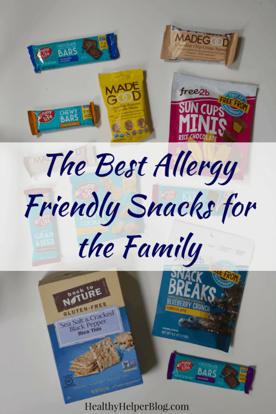The Best Allergy Friendly Snacks for the Family | Healthy Helper With food allergies on the rise, more companies are coming out with allergen-free snacks for consumers to enjoy! Check out this roundup for a list of the healthiest, tastiest allergy-friendly snacks on the market today.