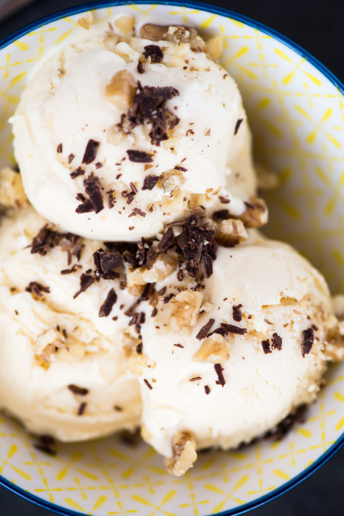 The Best Ever Healthy Protein Ice Cream | Your new GO-TO recipe for the most delicious & voluminous bowl of protein ice cream you'll ever have! Low-cal, no sugar added, and minimal carbs. This ice cream recipe will be your new favorite healthy treat to make for dessert.
