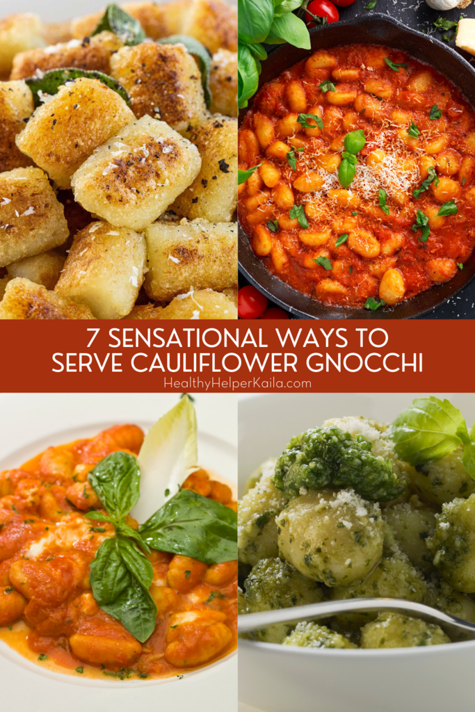 7 Sensational Ways to Serve Cauliflower Gnocchi | 7 unique, easy ways to prepare Trader Joe's cauliflower gnocchi and take it to the next level of deliciousness! Vegetarian, pescatarian, and meat options to satisfy everyone's needs. If you haven't tried cauliflower gnocchi, now you have ZERO excuses.