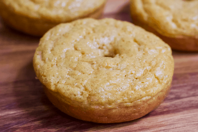 Cornbread Protein Donuts | A fun twist on traditional cornbread...cornbread in donut form! These sweet Cornbread Donuts are gluten-free, high in protein, and perfect for a unique addition to breakfast, brunch, or snacktime. Totally kid-friendly too! 