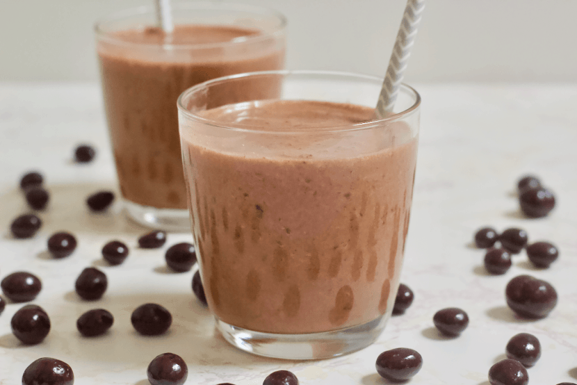Copycat Starbucks Cacao Protein Blended Cold Brew | A homemade version of Starbucks' Cacao Protein Blended Cold Brew. Vegan, gluten-free, and no added sugar with the most creamy, delicious texture. A healthy, energizing frozen beverage!