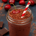 Chocolate Cherry Truffle Smoothie | Healthy Helper