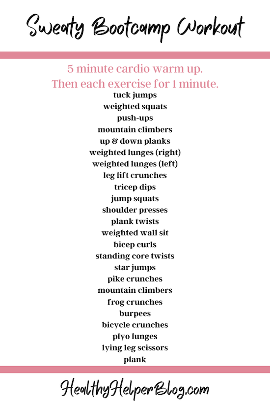 24 Amazing At-Home Workouts | The ULTIMATE round up of at-home workouts! A mixture of bodyweight workouts and ones that require minimal equipment. Strength, cardio, and ab workouts.