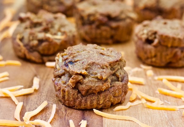 Vegan Gluten-Free Carrot Cake Muffins | Healthy vegan carrot cake muffins made with whole foods and no added sugar. Gluten-free, easy to make, and perfect or a wholesome breakfast or snack.