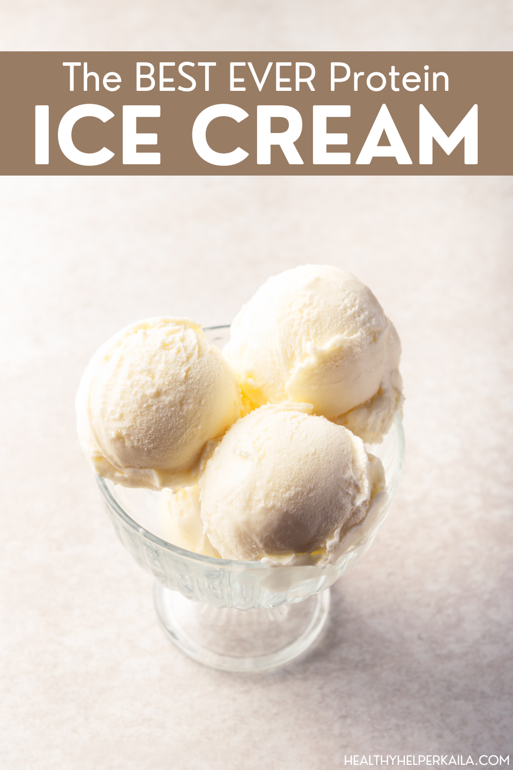 Your new GO-TO recipe for the most delicious & voluminous bowl of protein ice cream you'll ever have! Low-cal, no sugar added, and minimal carbs. This ice cream recipe will be your new favorite healthy treat to make for dessert.