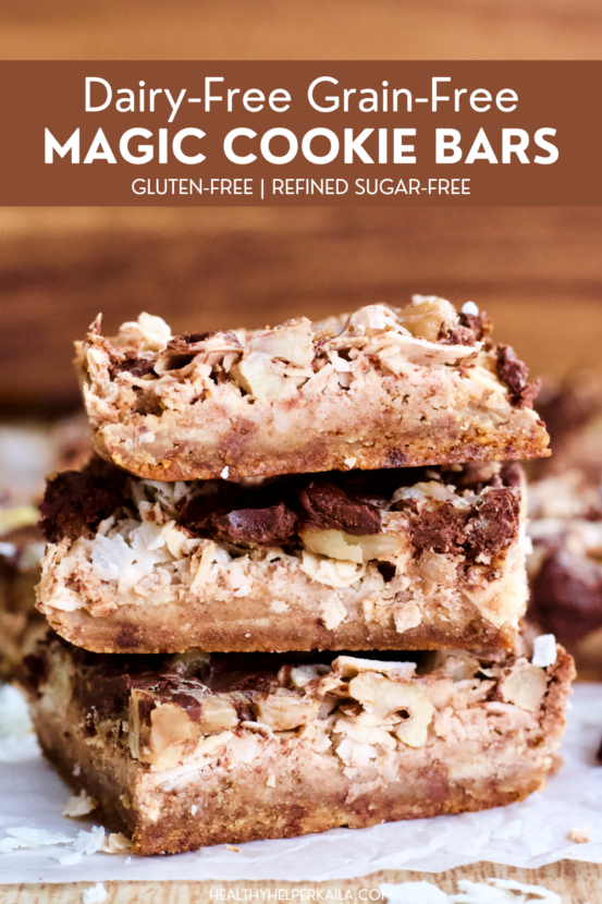 Dairy-Free Grain-Free Magic Cookie Bars