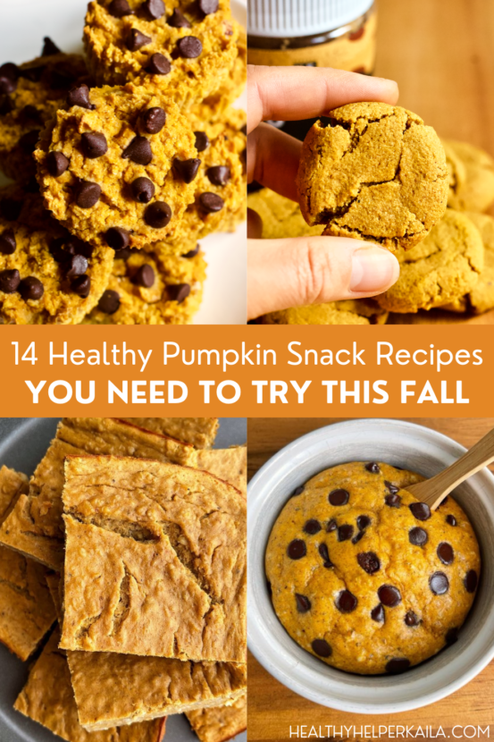 14 Healthy Pumpkin Snack Recipes You Need to Try this Fall
