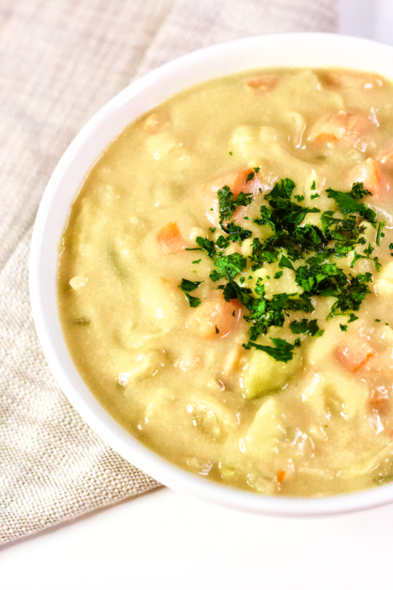Easy Vegan Creamy Potato Soup