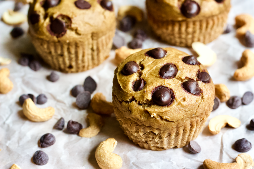 Chocolate Chip Salted Caramel Muffins